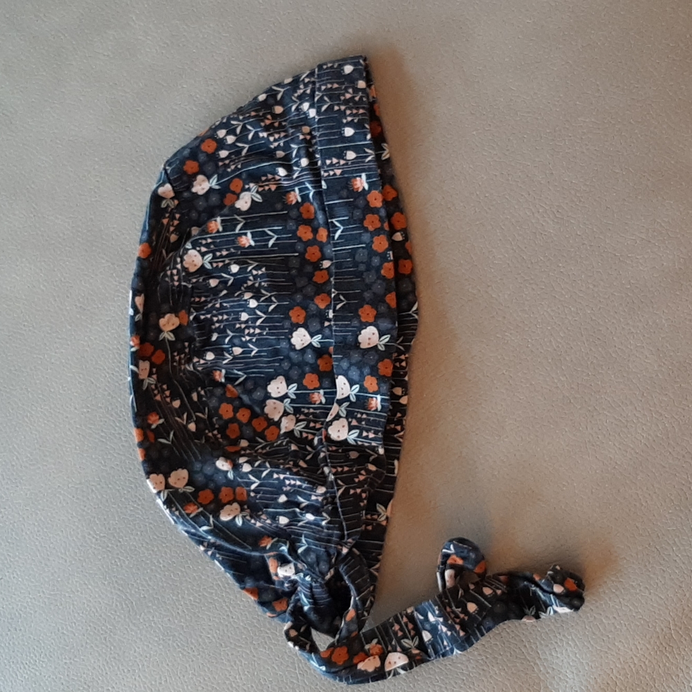 Navy Garden Scrub Cap